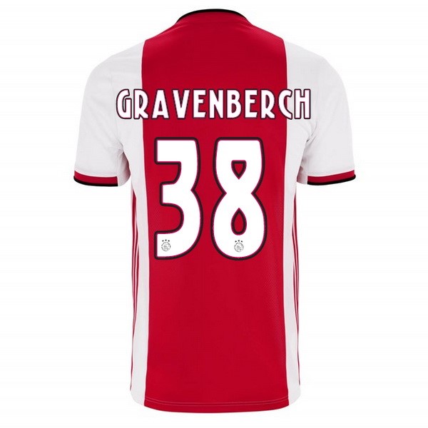 Camisetas Ajax Primera equipo Gravenberch 2019-20 Rojo